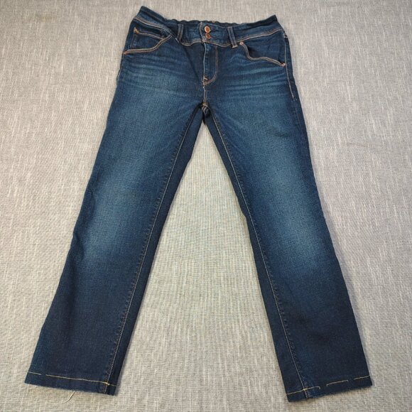 Hudson Jeans Womens Size 27 Dark Wash Collin Flap Pocket Cropped WM422LDLV - Picture 8 of 13